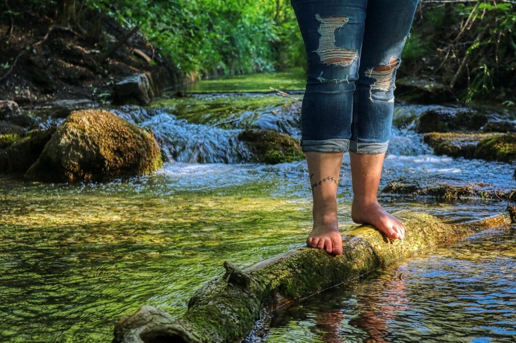 water, flow, balance, motivation, stones, close up, quiet, relaxation, meditation, spirituality, nature, girl,