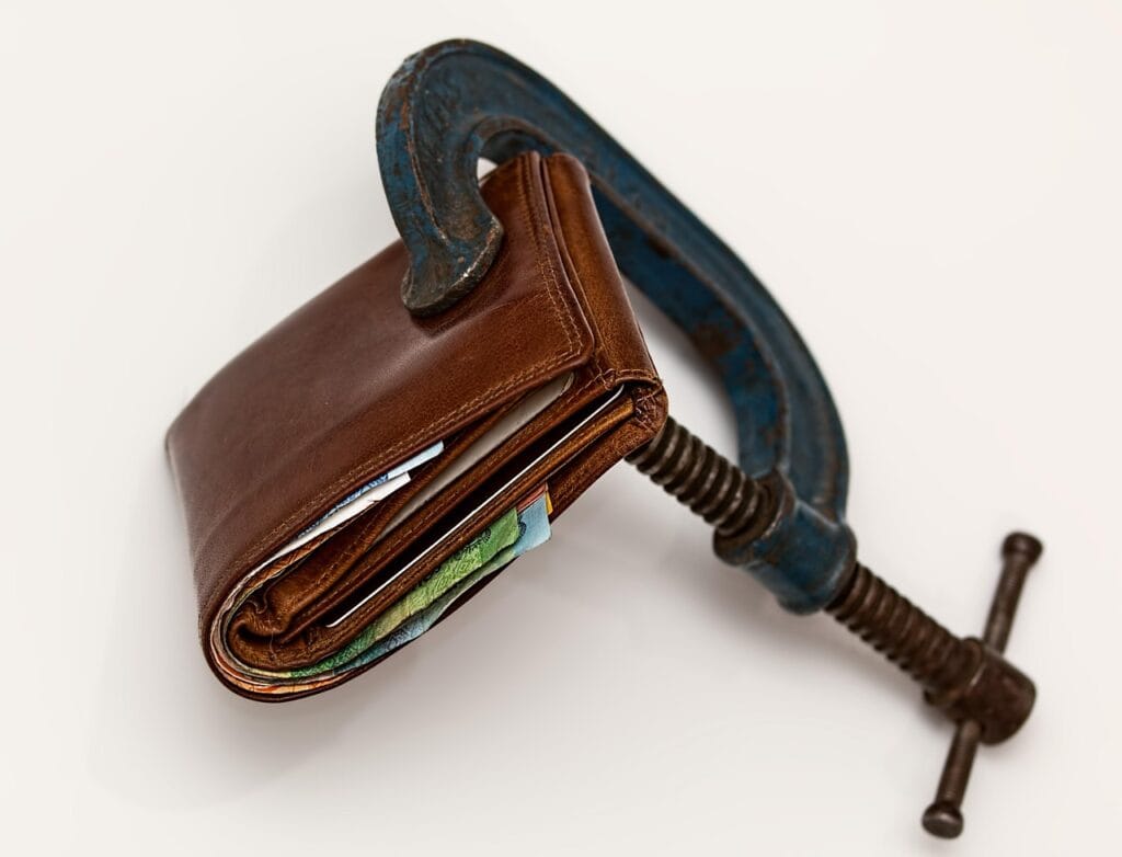 This image true represents the navigating the silent strain of financial stress in modern marriage