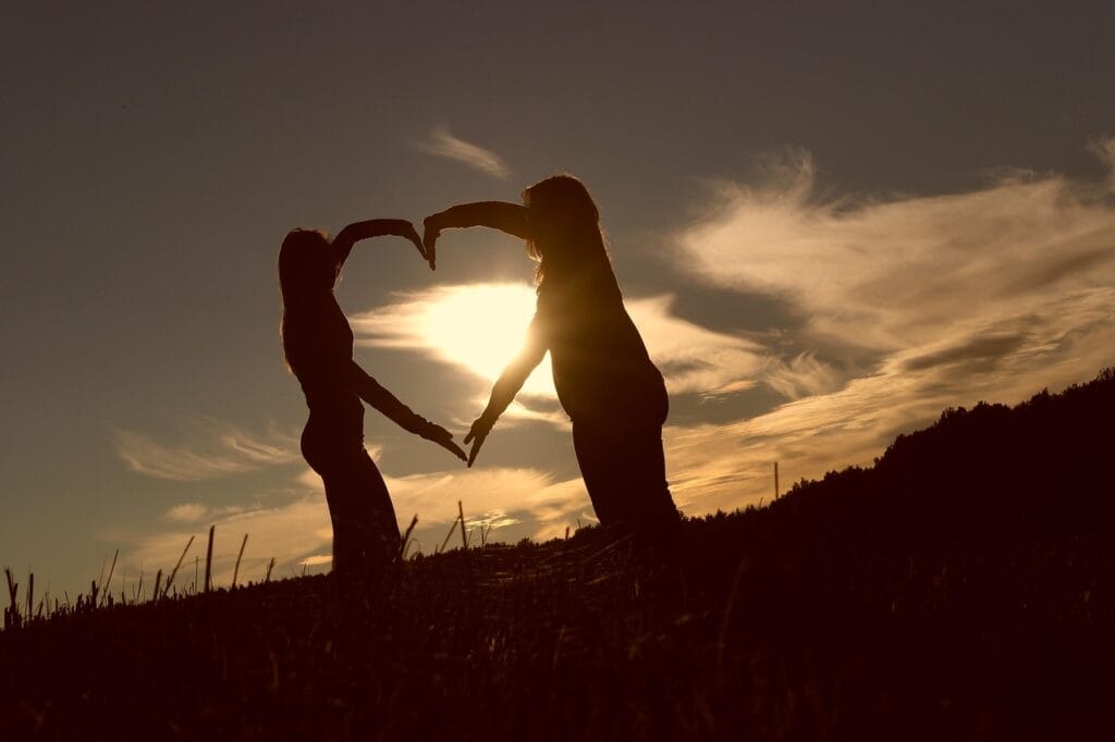 The image of heart is symbol of journey from feeling lost to finding self-worth and confidence.