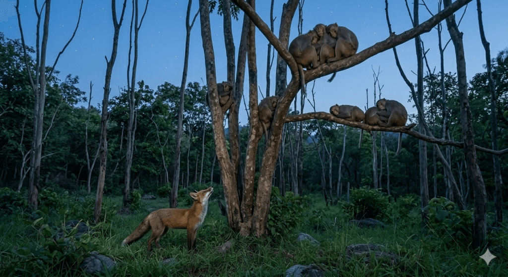 This image shows the camouflage and mimicry strategies for survival.
