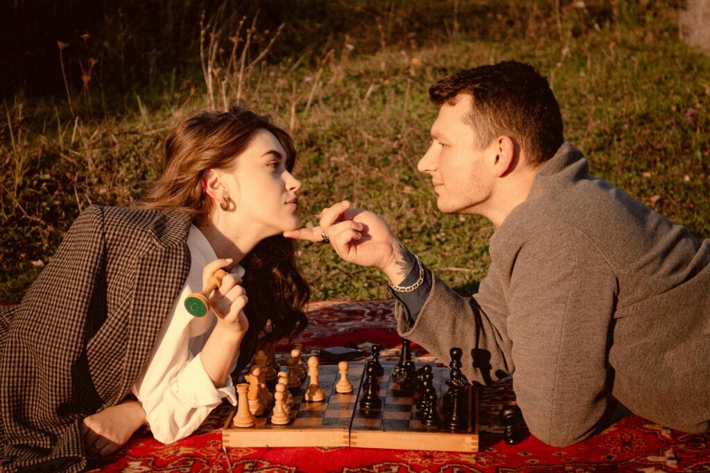 The image is representing the classical vs romantic nature, how ambiverts balance both worlds.