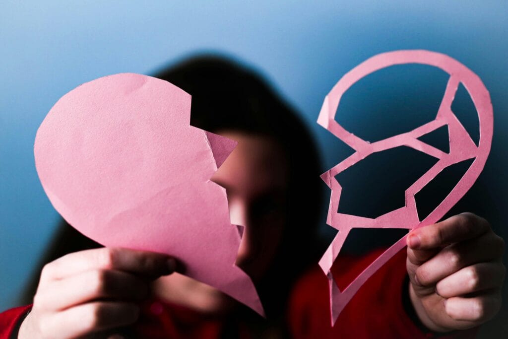 Image is symbolizing love and heartbreak and the bitterness of shared victory after a partner’s Ultimate betrayal