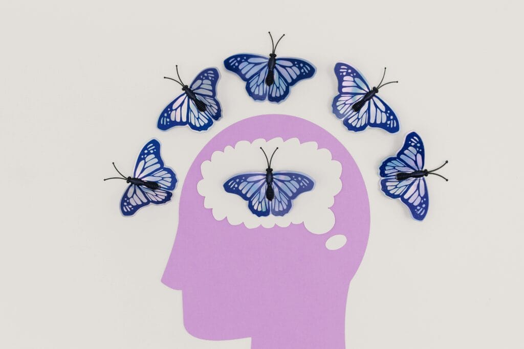 This image is symbol of cognitive behavioral therapy benefits for anxiety, depression, stress, and better sleep.
