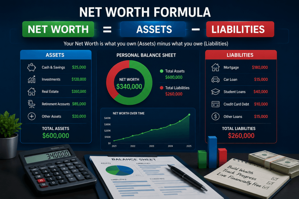 Strategies to Increase Net Worth through real estate and diversified investments.
