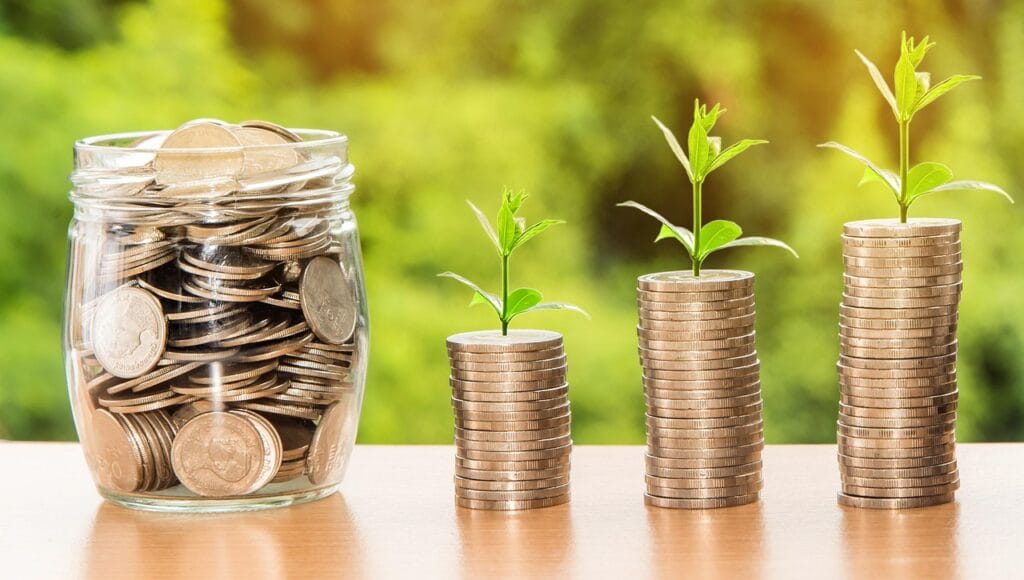 The image of plants shows the secrets of high net wealth.