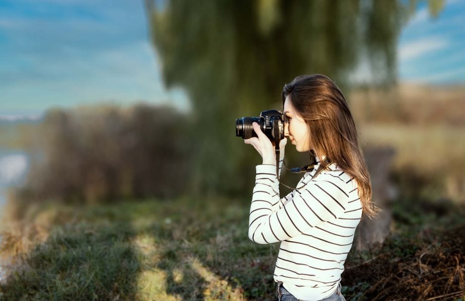 The image is showing that how nature photography reduces stress.