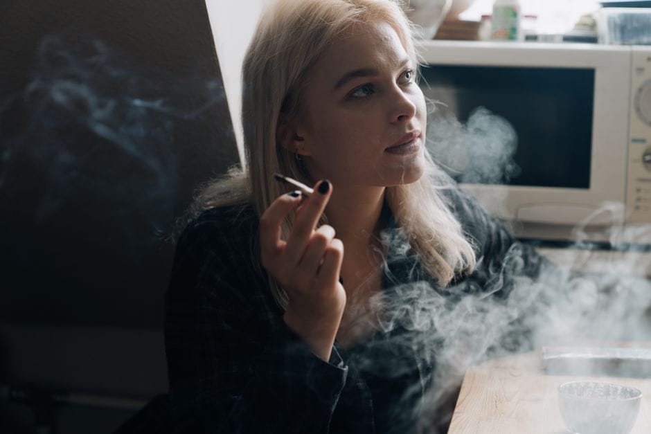 The image shows that bad habits are responsible understanding cognitive dissonance theory.
