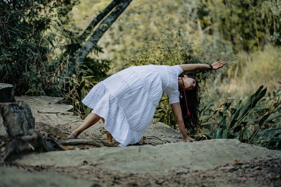 The image symbolizes the recognizing kundalini energy rising physical symptoms.
