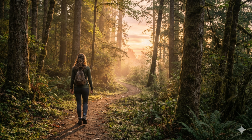 Best strategies for nature connection through mindful morning forest walking.