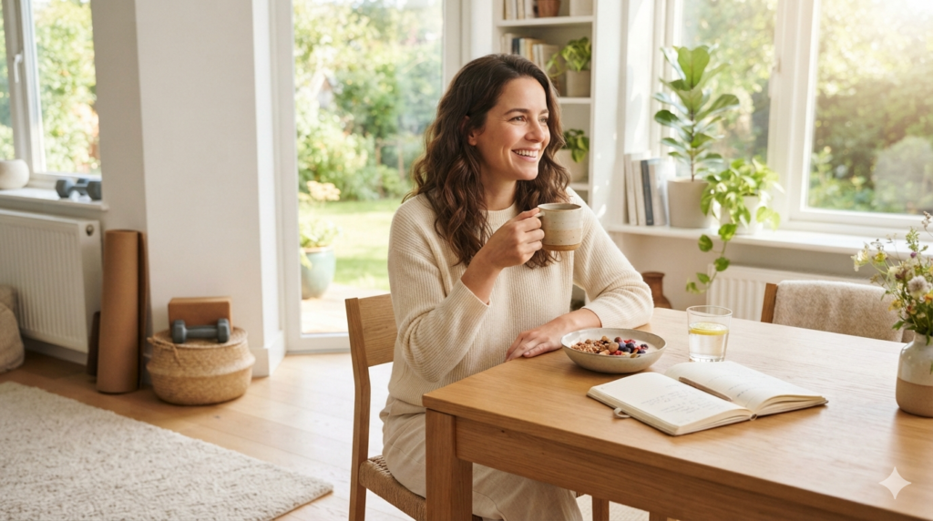How lifestyle affects happiness through healthy daily habits.